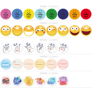 Emoji Stickers | Wholesale Thank You Stickers